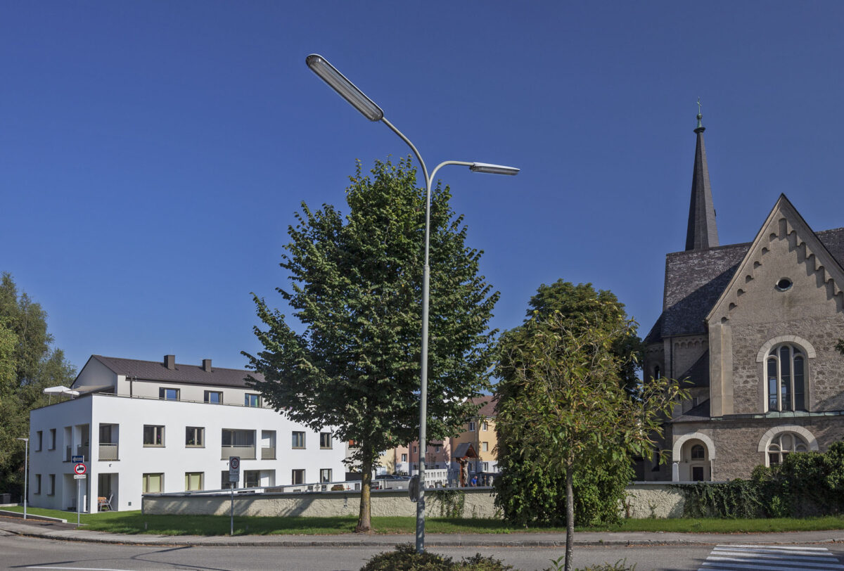 Referenzen Hochbau Industriebau Evang Mehrfamilienhaus Vöcklabruck